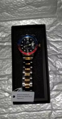 Watch OLEVS men's Quarts watch stainless top luxury - Pepsi Bezel - Picture 8 of 9