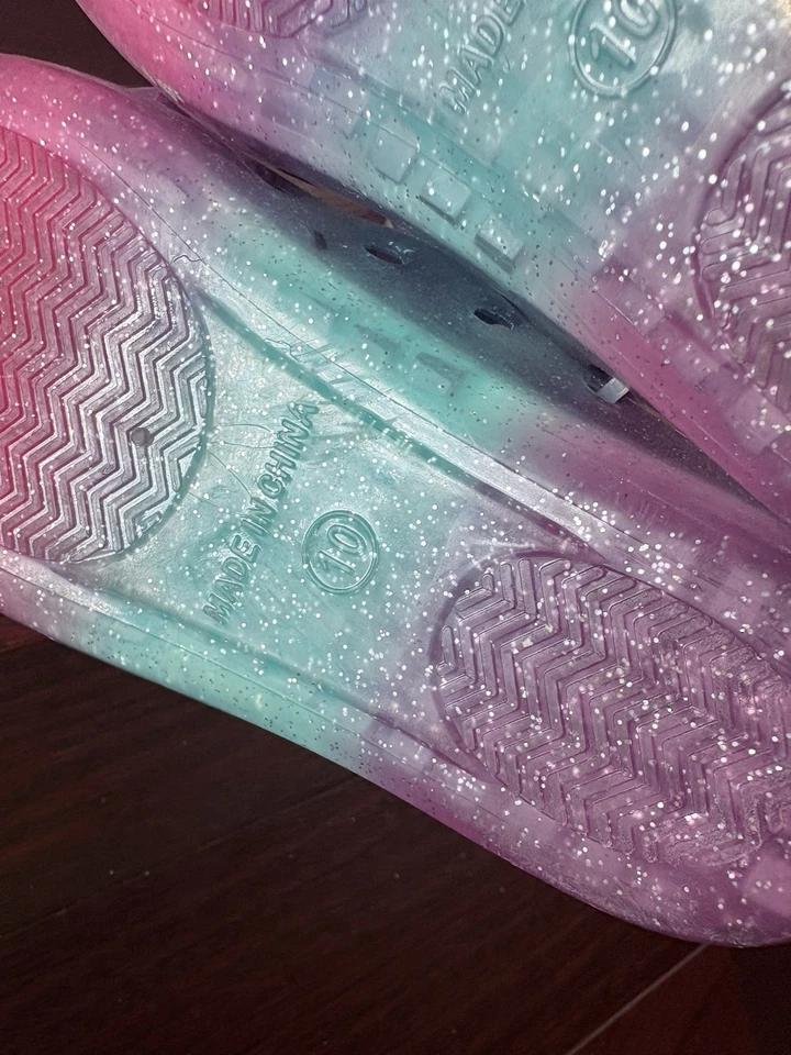 Zapato Jojo Siwa Unicornio Verano Divertido Informal Jelly Mary-Jane Niñas Talla 10 Foto 4 de 4