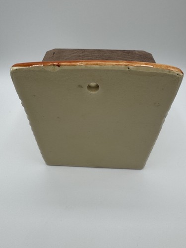 Vtg Hotta Yu Shoten Japan Basketweave Majolica Salt Box Container Cottage Core - Picture 9 of 12