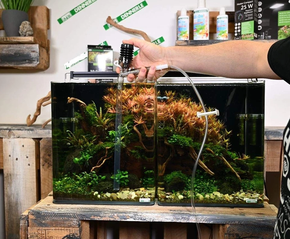 Nano Aspirateur de boue - Nettoyeur de Gravier pour Aquarium, avec limiteur d... - Photo 3/4