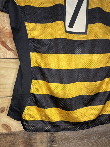 Ben Roethlisberger #7 Bumblebee Pittsburgh Steelers Jersey L Nike On Field READ - Picture 13 of 20
