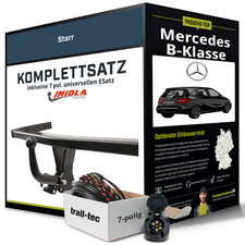 Für MERCEDES B-Klasse Typ W245 Anhängerkupplung starr +eSatz 7pol uni 05- NEU