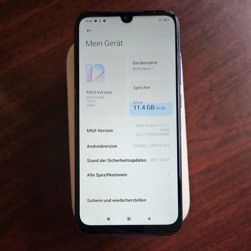 Xiaomi Redmi Note 7 - 32GB - Blau (Dual SIM) Android System - Bild 4 von 15