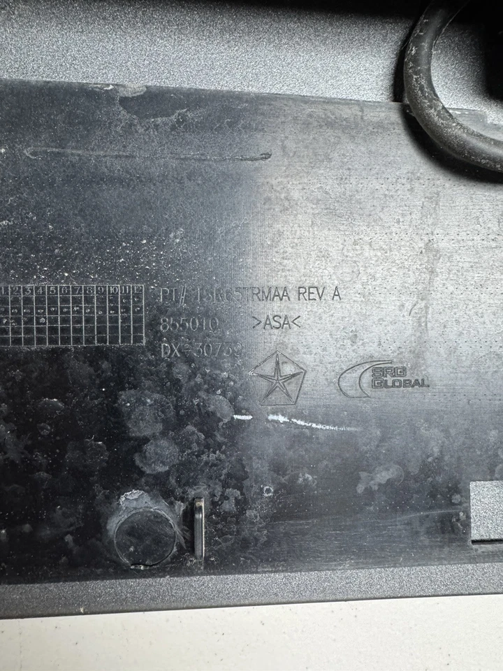 2011-2017 Jeep Compass Rear Spoiler Lift Gate Wing Brake Light Gray PDM - Image 4 of 4