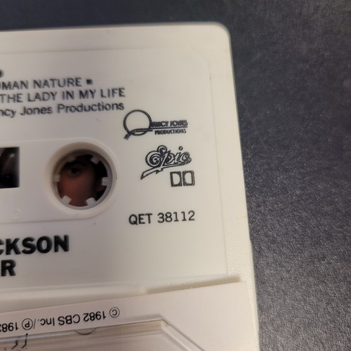 Thriller by Michael Jackson (Vtg Cassette, Dec-1982, Epic) ~Billie Jean, Beat It - Picture 5 of 5