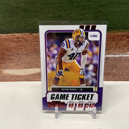 2021 Panini Contenders Draft Picks Red Devin White #83 LSU Tigers - Picture 1 of 2