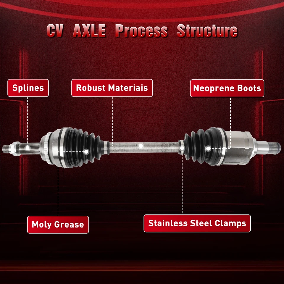 Conjunto de eje CV para Toyota Highlander 09-16 Venza Lexus RX350 RX450H delantero izquierdo Foto 2 de 4