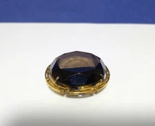 δ Smoky Quartz SILVER Japanese accessory obi clasp δ