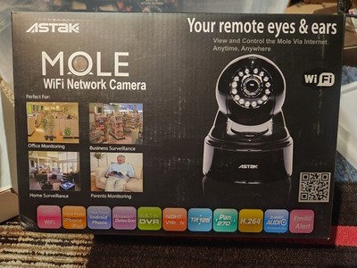 Astak CM Mole wi-fi camera complete in box