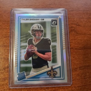 Tyler Shough 2025 Donruss #304 Optic Rated Rookies Preview Holo Rookie  Saints