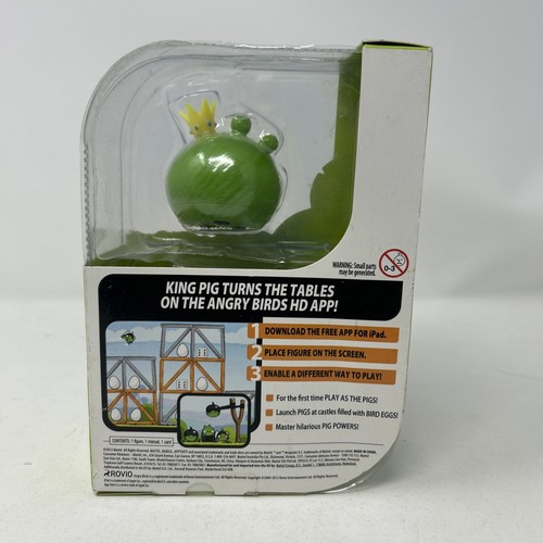 Magic Angry Birds KING PIG Figure Interactive Toy for iPad Y2826 2012 Mattel NEW - Bild 2 von 2