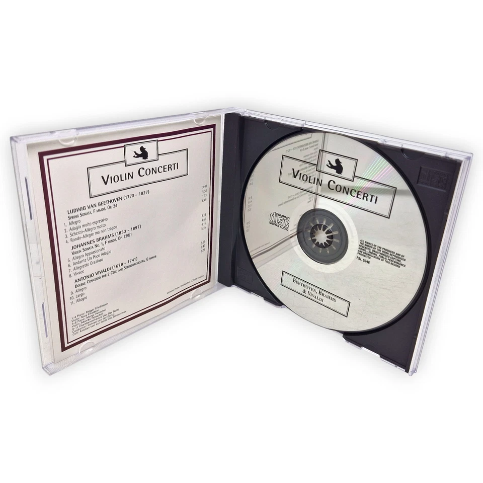 Beethoven Brahms Vivaldi Violin Concerti Music CD Klassik Ludwig Van Johannes - Bild 3 von 4