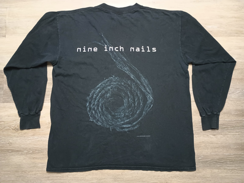 Nine Inch Nails vtg T Shirt 1995 NIN Goddamn this Noise Inside My Head XL grunge - Picture 6 of 8