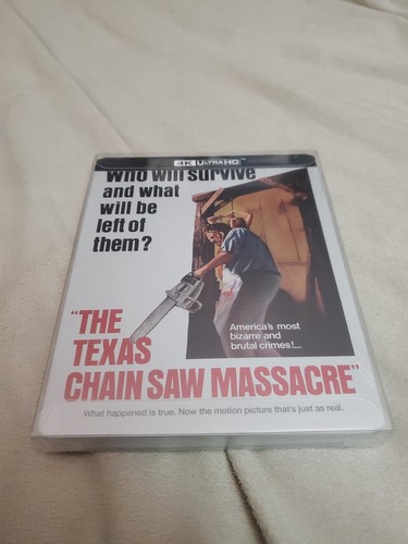 The Texas Chain Saw Massacre (1974) 4k UHD Steelbook - New