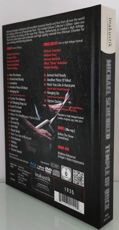 Michael Schenker, Temple Of Rock – Live In Europe, Hardback Book Set - Bild 2 von 4