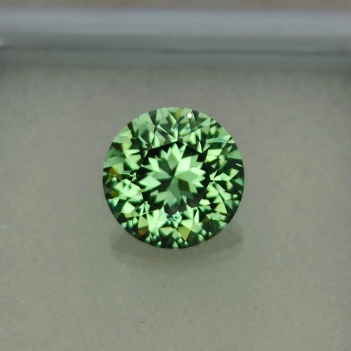Round Cut Superb 8 Ct Natural Mint Green Sapphire Certified Ceylon LooseGemstone - Picture 3 of 3