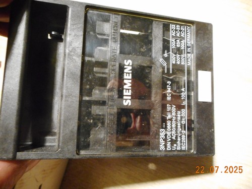 Siemens Sicherungs-Lasttrennschalter Typ 3NP353.. Neuware unverbaut. - Picture 5 of 9