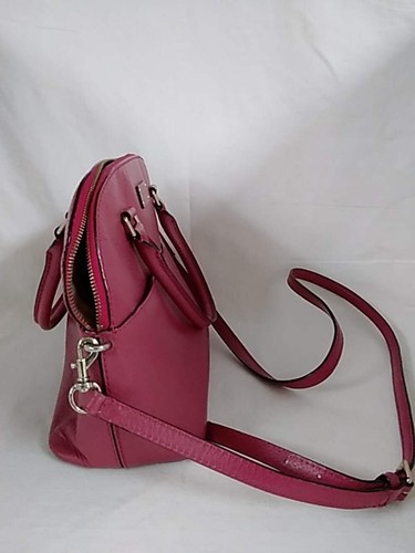 KATE SPADE Ruby Rose Pink Leather Handbag Purse - Picture 4 of 4