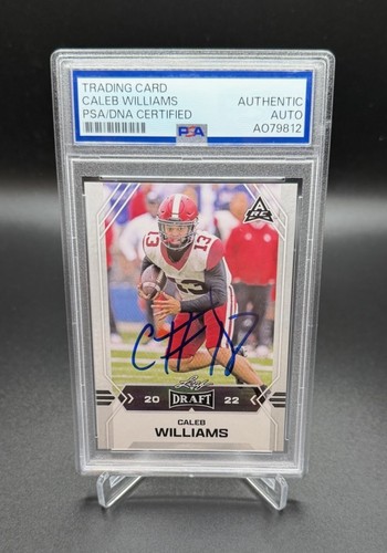 Caleb Williams Chicago Bears Autogramm signed PSA Slabbed Card COA - Bild 1 von 6