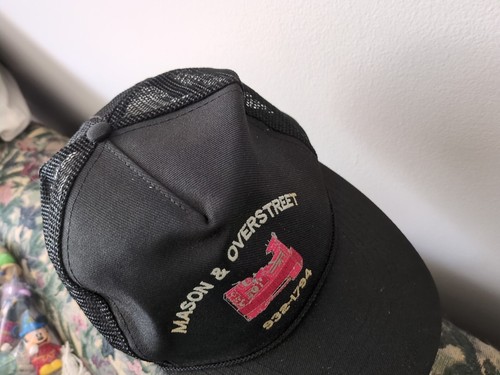 Mason & Overstreet Black Mesh SnapBack Hat Cap - Picture 3 of 9