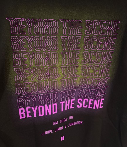 BTS Shirt Bangtan Boys Beyond The Scene Pop Boy Band KPOP Black Men's Tee Sz M - Picture 3 of 6