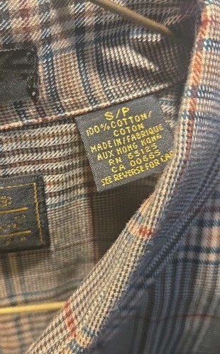 Eddie Bauer Men's M Ramston Twill Shirt Plaid Long Sleeve Button Up/Down RN65125 - Picture 3 of 7