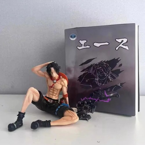 12 cm One Piece Ace Anime Figur Portgas D Ace Actionfigur PVC Hassaikai - Bild 5 von 26