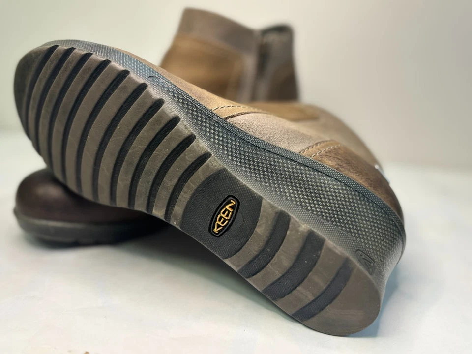 Botas Keen Mujer Botines Chukka al Tobillo Modelo: 1015112 Informales Cuero Marrón Foto 3 de 4