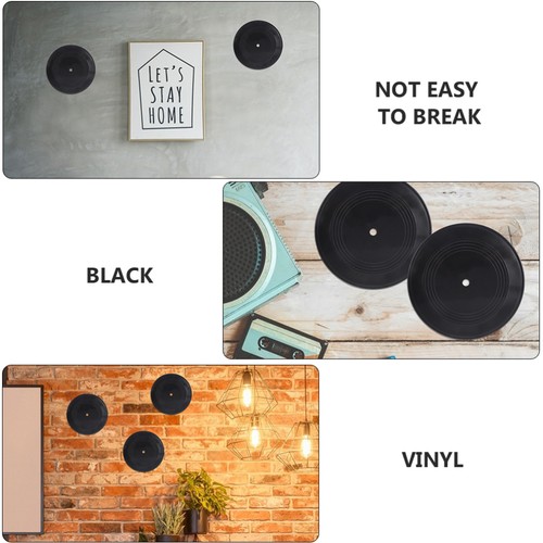3 Pcs Vinyl Record Decorations for Walls Home Décor Accents Records - Picture 10 of 12