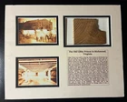 Lot of Four Civil War Mounted Relics • Flags, Richmond, Libby Prison • Matted