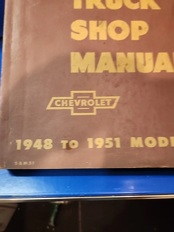 Chevrolet Truck Shop Manual 1948-1951 de colección 1948-1953 impreso 1950 Foto 2 de 4