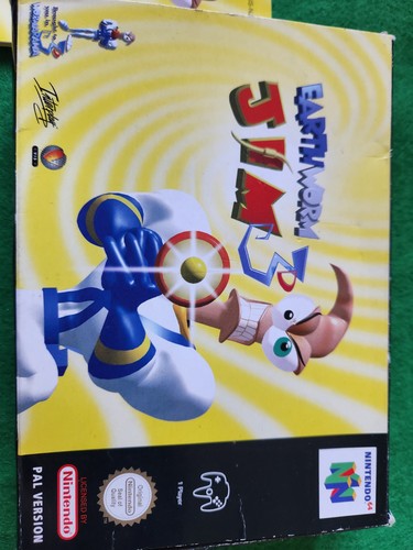 Earthworm Jim 3D N64 Nintendo PAL Boxed With Instruction manual and protector. - Picture 11 of 11