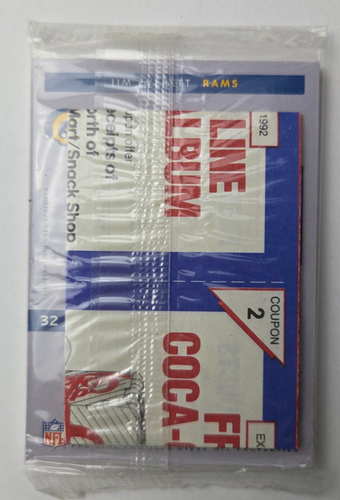 1992 ProLine Profiles JIM EVERTT Los Angeles RAMS NFL 1 Pack New and Sealed - Picture 2 of 2