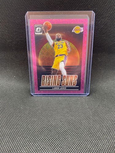 2024-25 Donruss Optic LeBron James Rising Suns Pink Velocity JERSEY# MATCH 23/79 - Picture 1 of 3