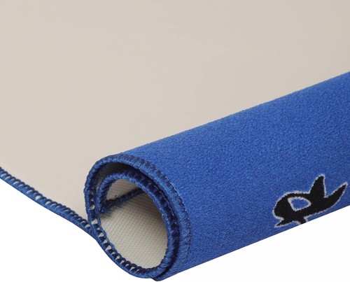 Mahjong Mat with 3 Dice & Carrying Bag, Anti Slip and Noise Reduction Blue - Picture 7 of 7