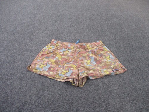 Patagonia Shorts Herren M Nylon Animal Print Baggies gefüttert Outdoor Klettern Strand