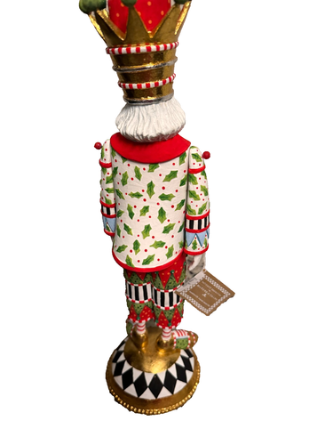 Mackenzie-Childs Courtly Check Nutcracker Retired & HTF- Sold out- W defect Read - Picture 4 of 7