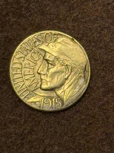 1915 S G1$ Panama Pacific Exposition Gold 1$ Commemorative - Picture 2 of 8
