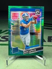 2023 Donruss Optic Sam LaPorta Green Hyper prizm Rookie RC - Detroit Lions