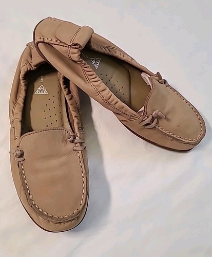 Hush Puppies HPO Flex braune Damen-Lederslipper Größe 7