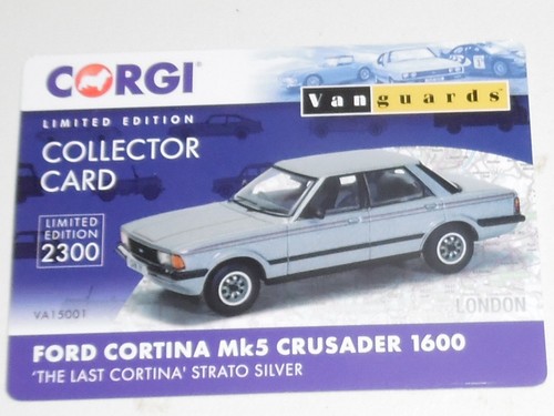 CORGI / VANGUARDS VA15001 FORD CORTINA MK5 CRUSADER 1600 in SILVER - Picture 12 of 13