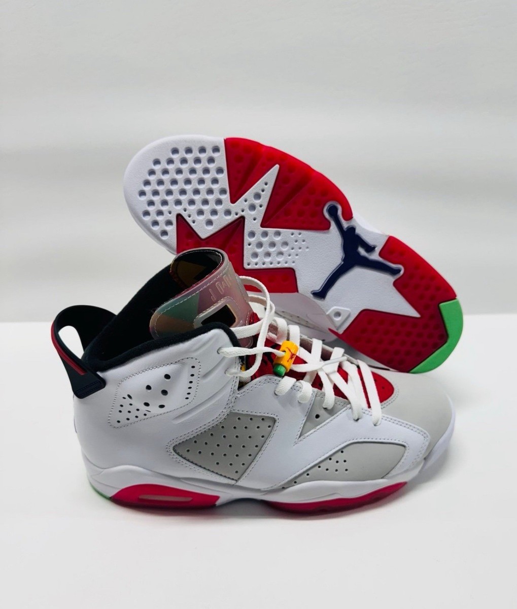 Air Jordan 6 RETRO バックスバニー ホワイト/レッド Air Jordan 6 Retro Hare Bugs Bunny Space Jam Men's Size 9.5