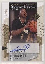 2010 Ultimate Collection Signatures 42/99 Al-Farouq Aminu #68 Rookie Auto RC 3c7