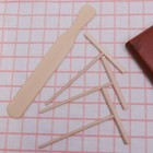  8pcs Pancake Rakes Wooden Spreading Tools Omelett Cooking Utensils (2 Spatulas