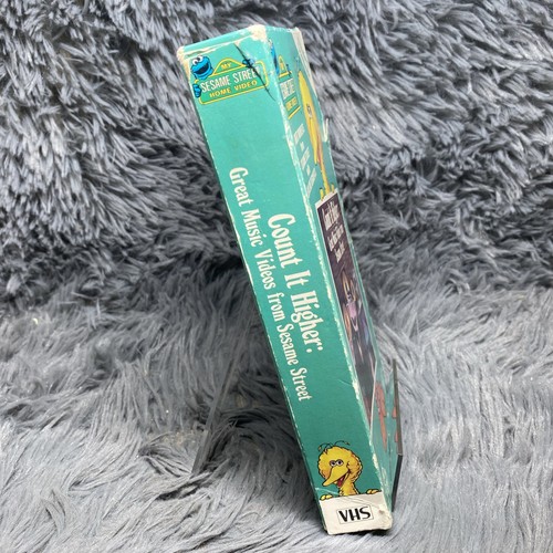 Sesame Street Count It Higher Great Music Videos VHS Tape 1988 Cartoon Green - Picture 3 of 8