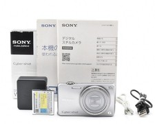  Exc 5 w/Box Sony Cyber-shot DSC-WX200 Silver 18.2MP Digital Camera Japan O14