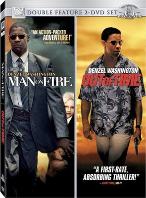 Man on Fire / Out of Time - DVD -  Very Good - Denzel Washington,Christopher Wal