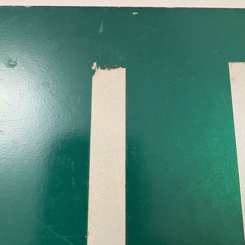 Schönes doppelseitiges Straßenschild aus Aluminium 24 "x 6" großartige Ergänzung für Männerhöhle Wand - Bild 7 von 11