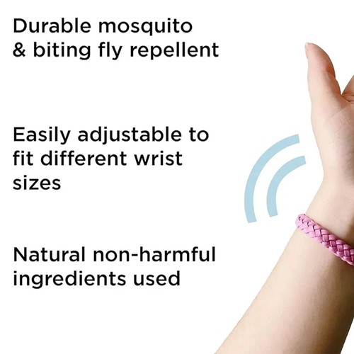 12 Pack Mosquito Repellent Bracelets, Deet-Free Mosquito Bands for Adults & Kids - Picture 4 of 16