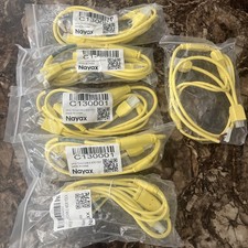 6 Yellow NAYAX VPOS Touch Cable- MDB YDEX C130001 You Get 6!